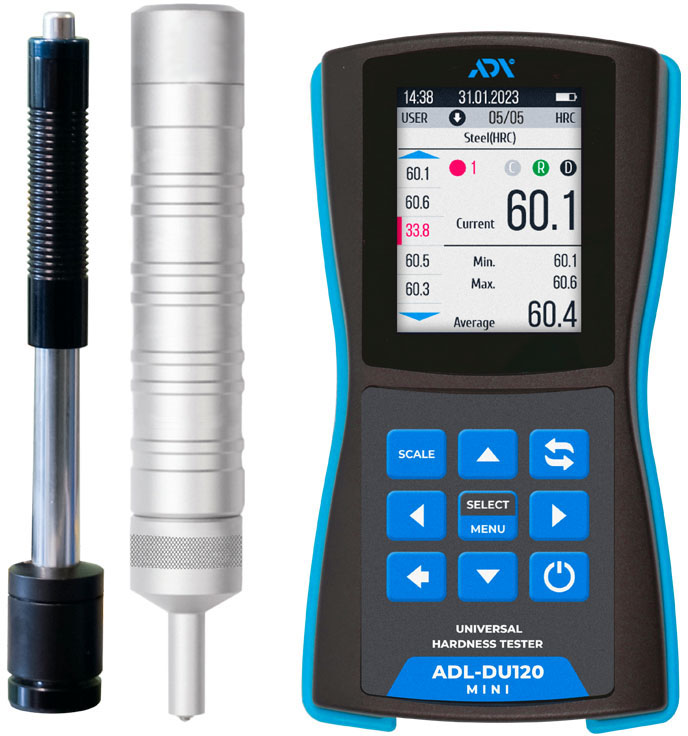 Üniversal sertlik test cihazı ADL-DU 120 Mini